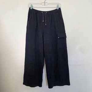 St John Sport Marie Gray Knit Cargo Pants Women S Black Quiet Luxury Casual Boho